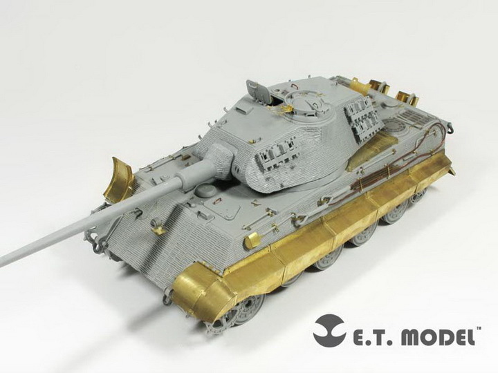 ET MODEL 1/35 EA35-027 WWII ドイツ キングタイガー/ヤークトタイガー フェンダー & サイドスカート（ドラゴン用）_画像3