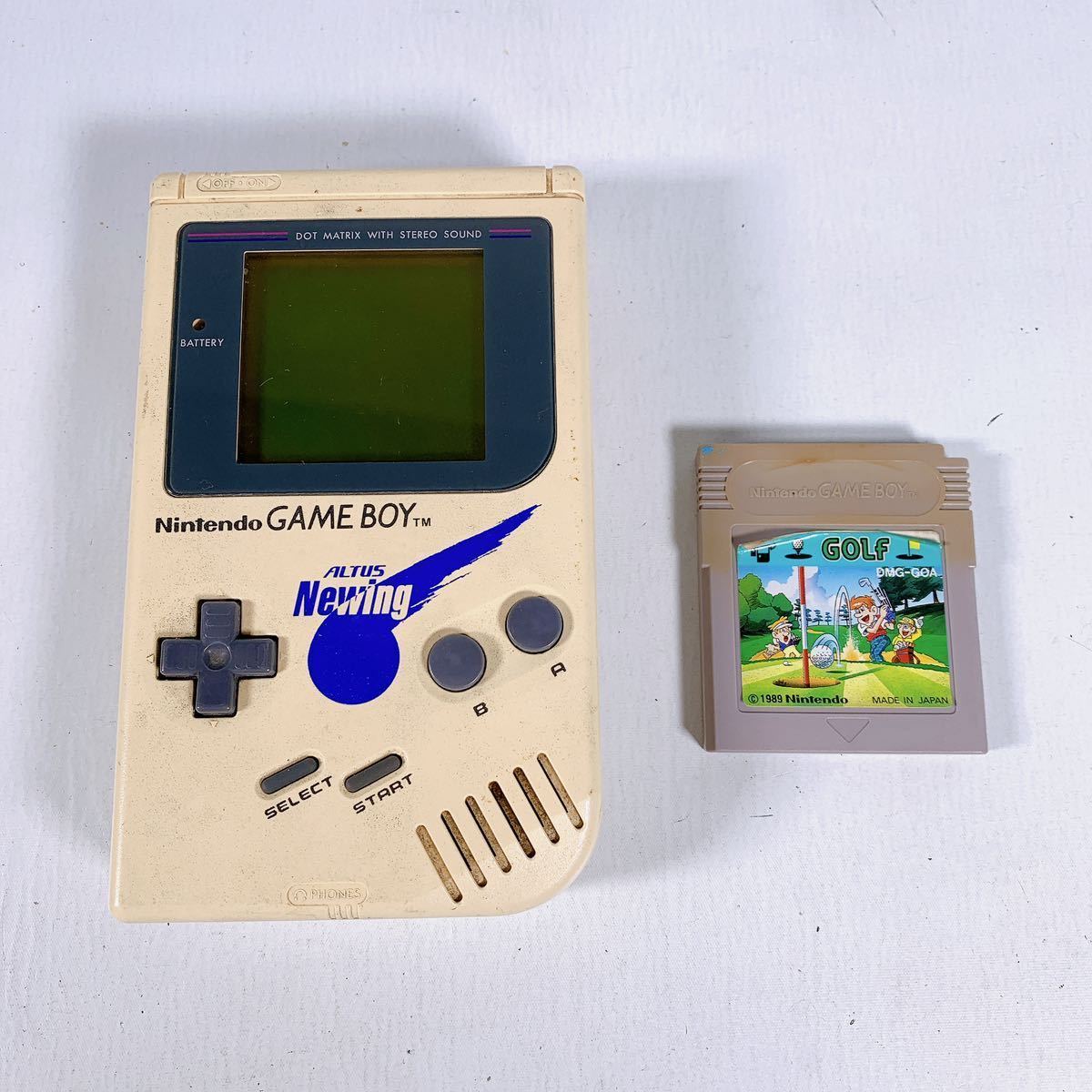 動作品 激レア 任天堂 ニンテンドー GAMEBOY 初代ゲームボーイ 本体