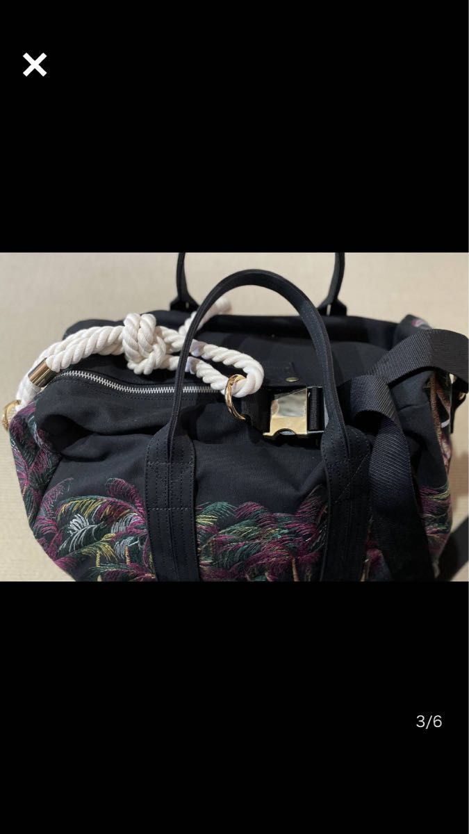 新品 sacai SUNSURF サカイ パームツリー ダッフルバッグ | alfasaac.com
