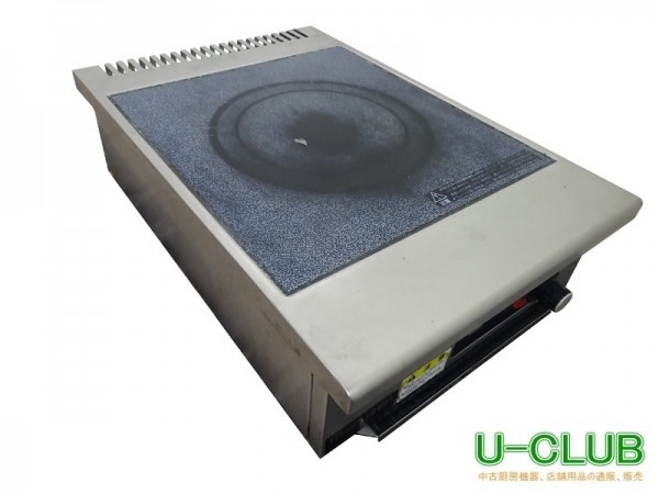 ※◆IK1214|IHコンロ マルゼン 単相200V W300×D450×H130mm 中古 業務用 卓上型 電磁調理器