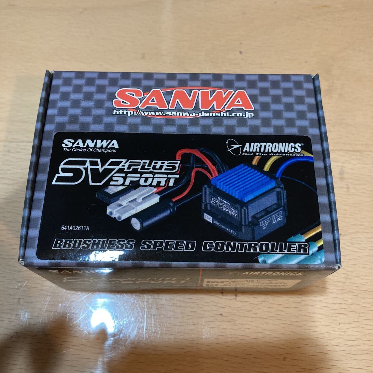 SANWA サンワ SV-PLUS SPORT 定価30,800円 レシーバー内蔵型アンプ　ESC 新品未使用未開封　スピードコントローラー SUPER VORTEX +RX-472