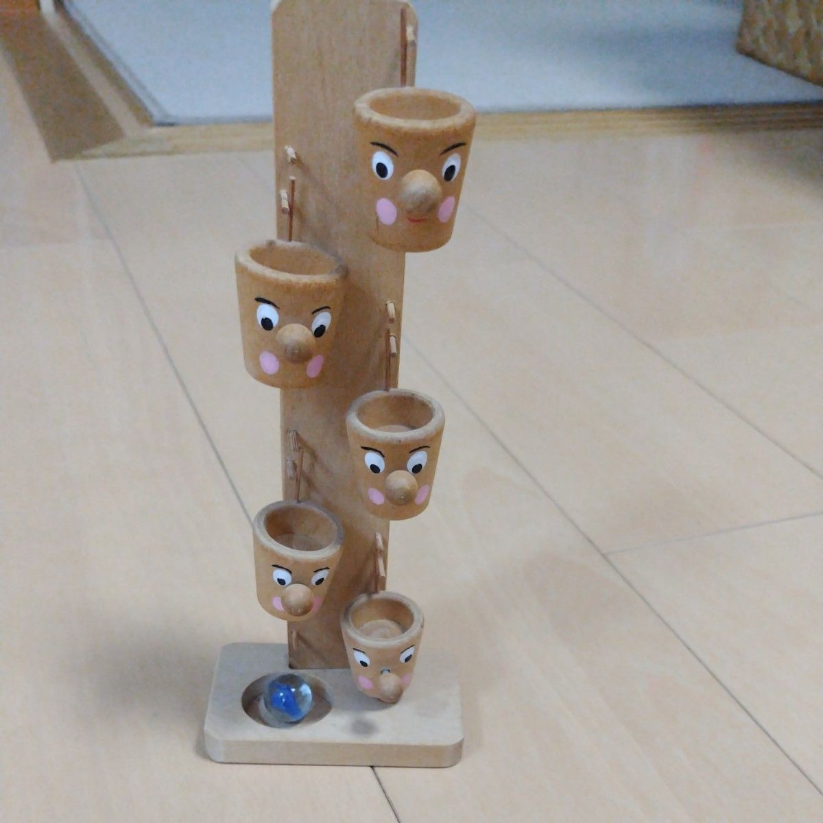 動画付き】 郷土玩具 民芸品 コロコロバケツ バケツの玉落とし | www