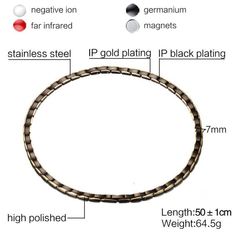 ネックレス 黒 ブラック 磁気 健康 おしゃれ 大人_画像7