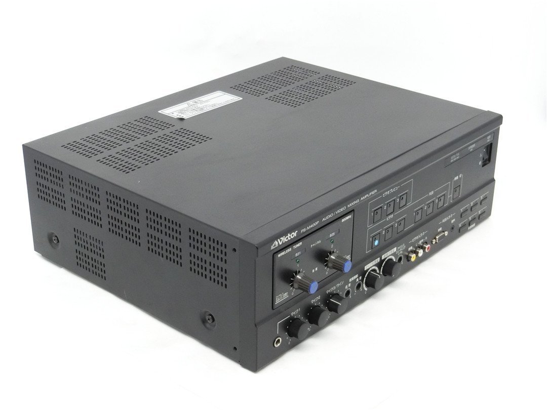  secondhand goods used Victor Victor AV mixing amplifier PS-M400P electrification has confirmed free shipping electrification verification settled junk free shipping 