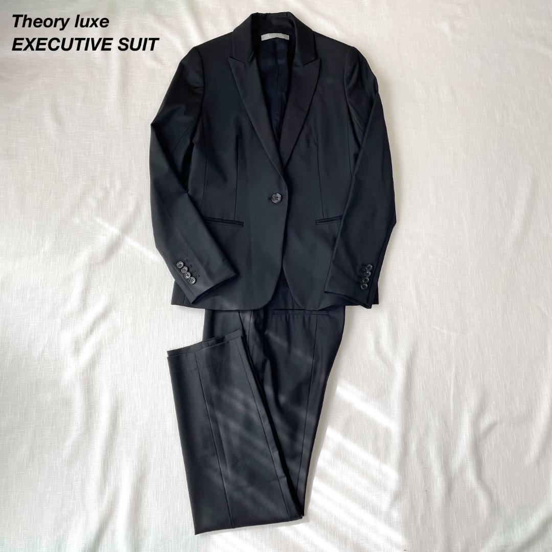 セオリーリュクス theory luxe セットアップスーツ サイズ40 黒-