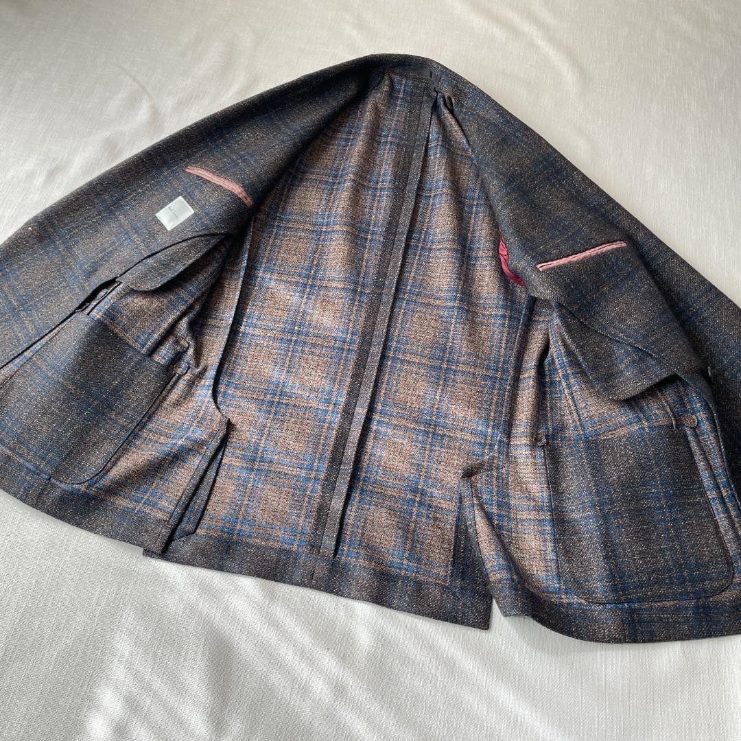 美品> Paul Smith ポールスミス ダブルブレスト チェック 美品> Paul Smith ポールスミス ダブルブレスト チェック