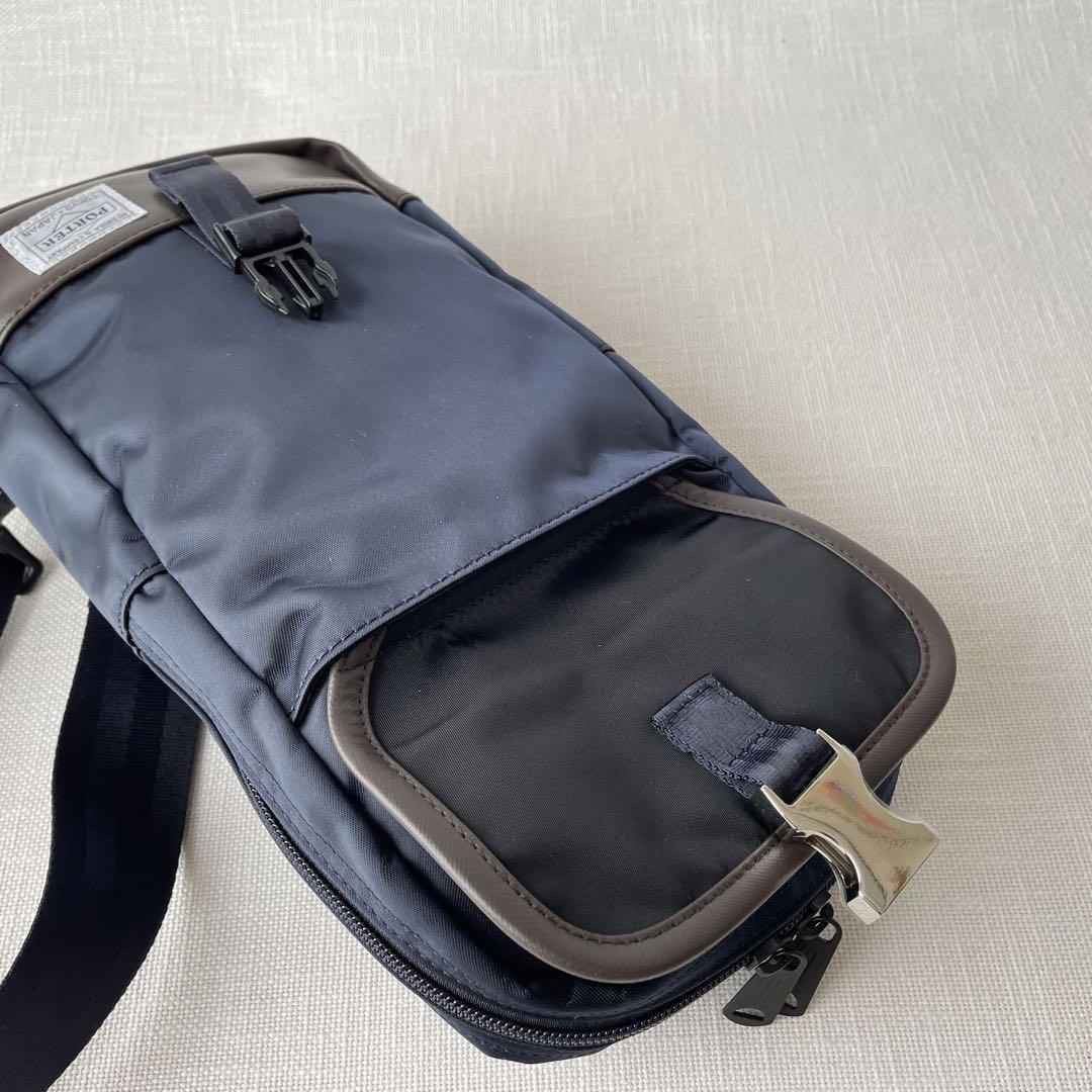 美品 ポーター×サックスバー ストーム ボディバッグ ショルダー 斜