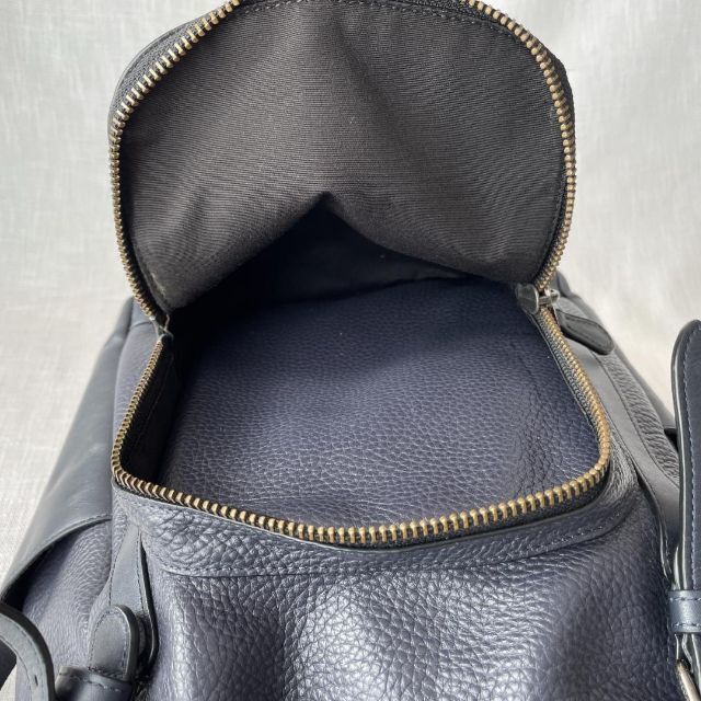 美品 COACH コーチ ヘンリー ペブルド レザー リュック A4/PC 美品 COACH コーチ ヘンリー ペブルド レザー リュック A4/PC
