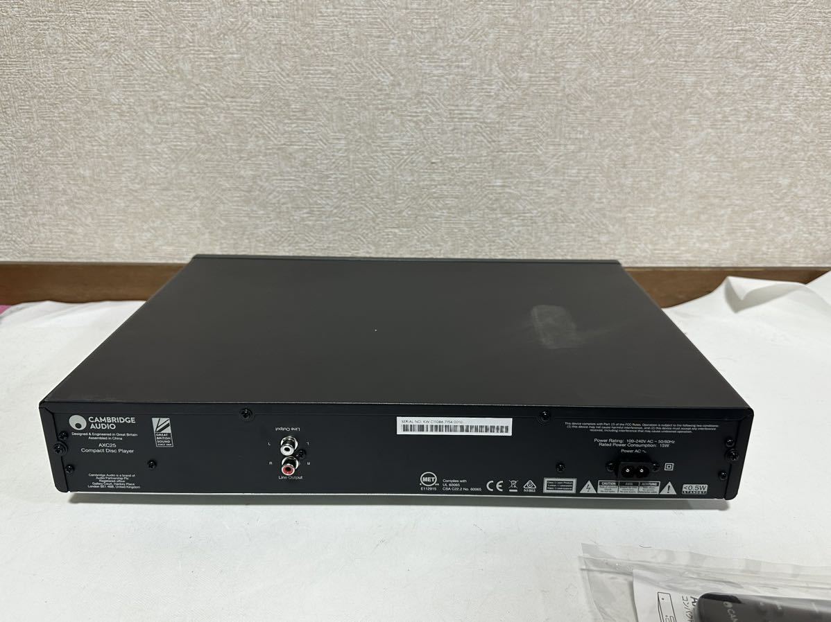 CambridgeAudio axc25 英ケンブリッジオーディオCDプレーヤー