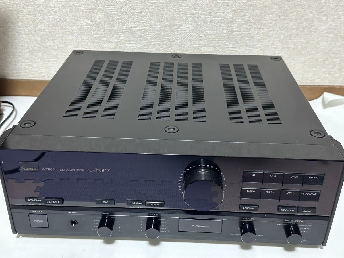 SANSUI AU-α607KX プリメインアンプ 音出し確認済み-