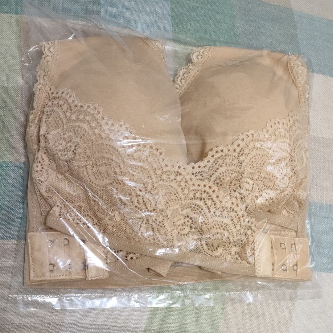 新品★ 2枚 ふんわり 育乳 ナイトブラ ヨガブラ L