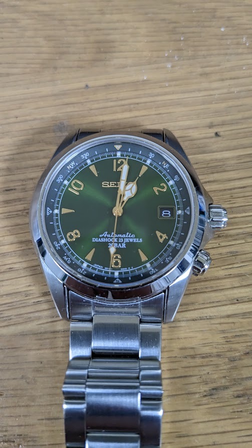 セイコー アルピニスト SARB017 純正メタルブレス付き 美品 www.anac
