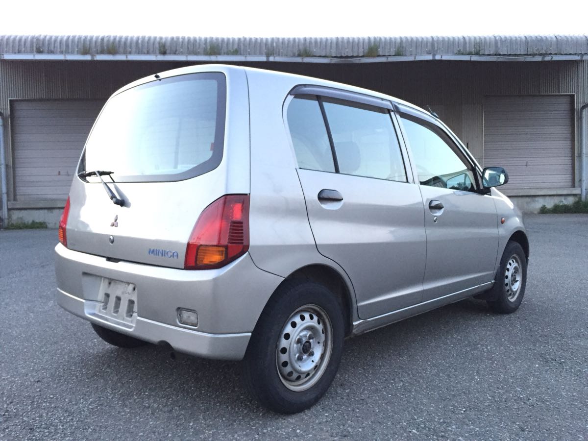  selling out H11 year Minica PJ 4WD 5-door AT real running 7.6 ten thousand km keyless air conditioner perfectly! vehicle inspection "shaken" 30 year 11 month till Ishikawa prefecture 4WD cheap 