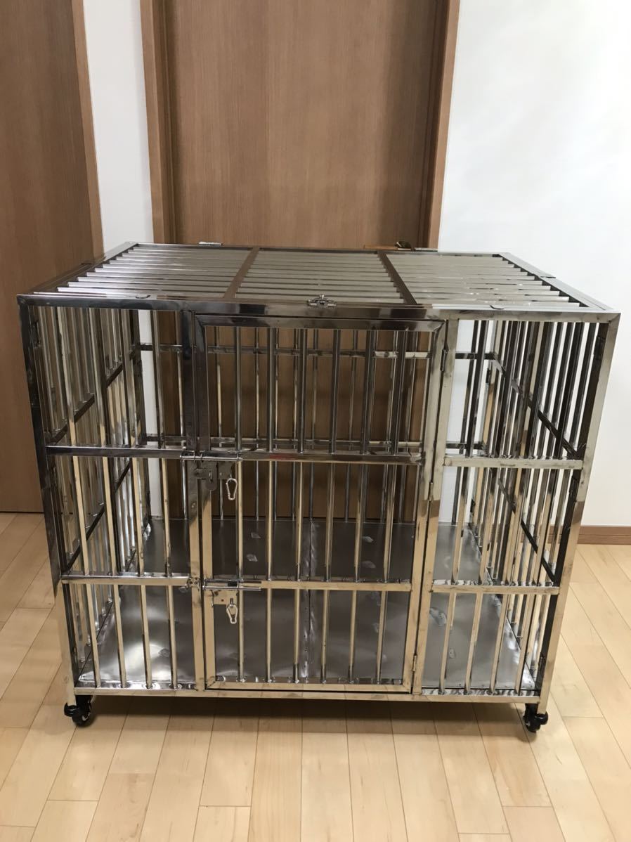 ステンレス製 ドッグゲージ ドッグサークル 犬用ケージ 犬用 ステンレス製 ドッグゲージ ドッグサークル 犬用ケージ 犬用