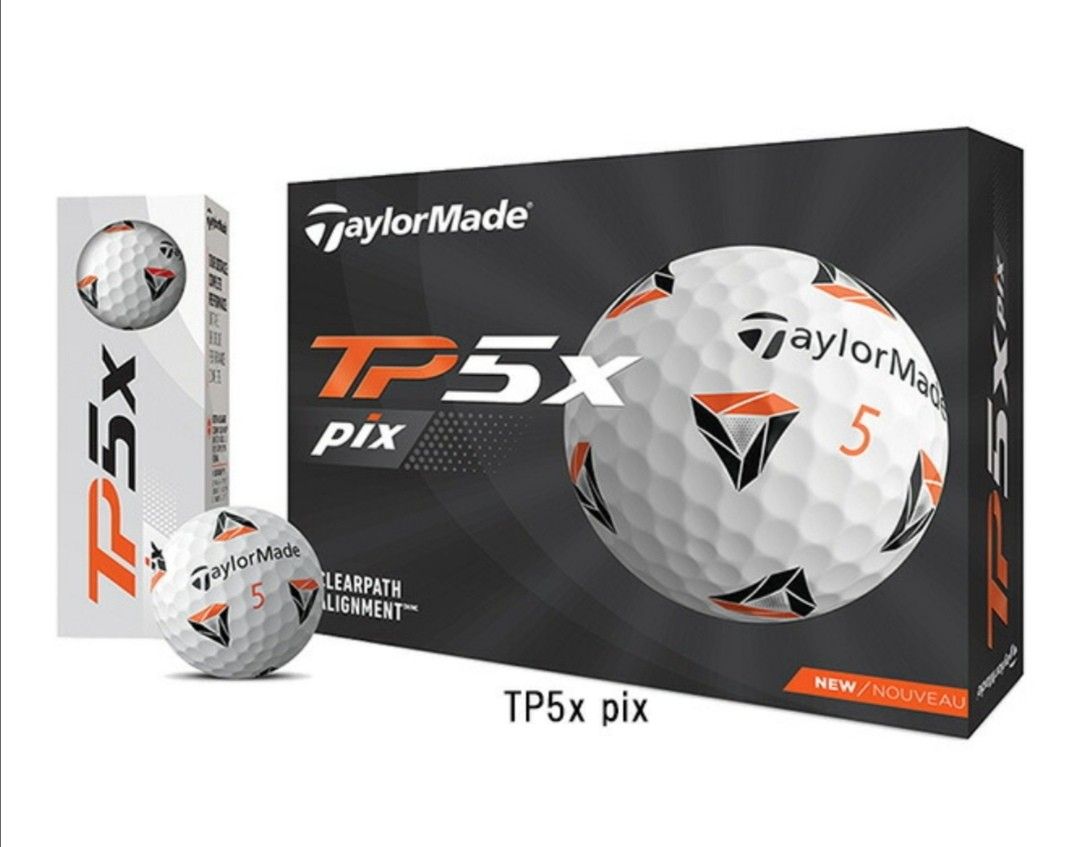 テーラーメイド ゴルフボール New TP5x Pix 2021年モデル