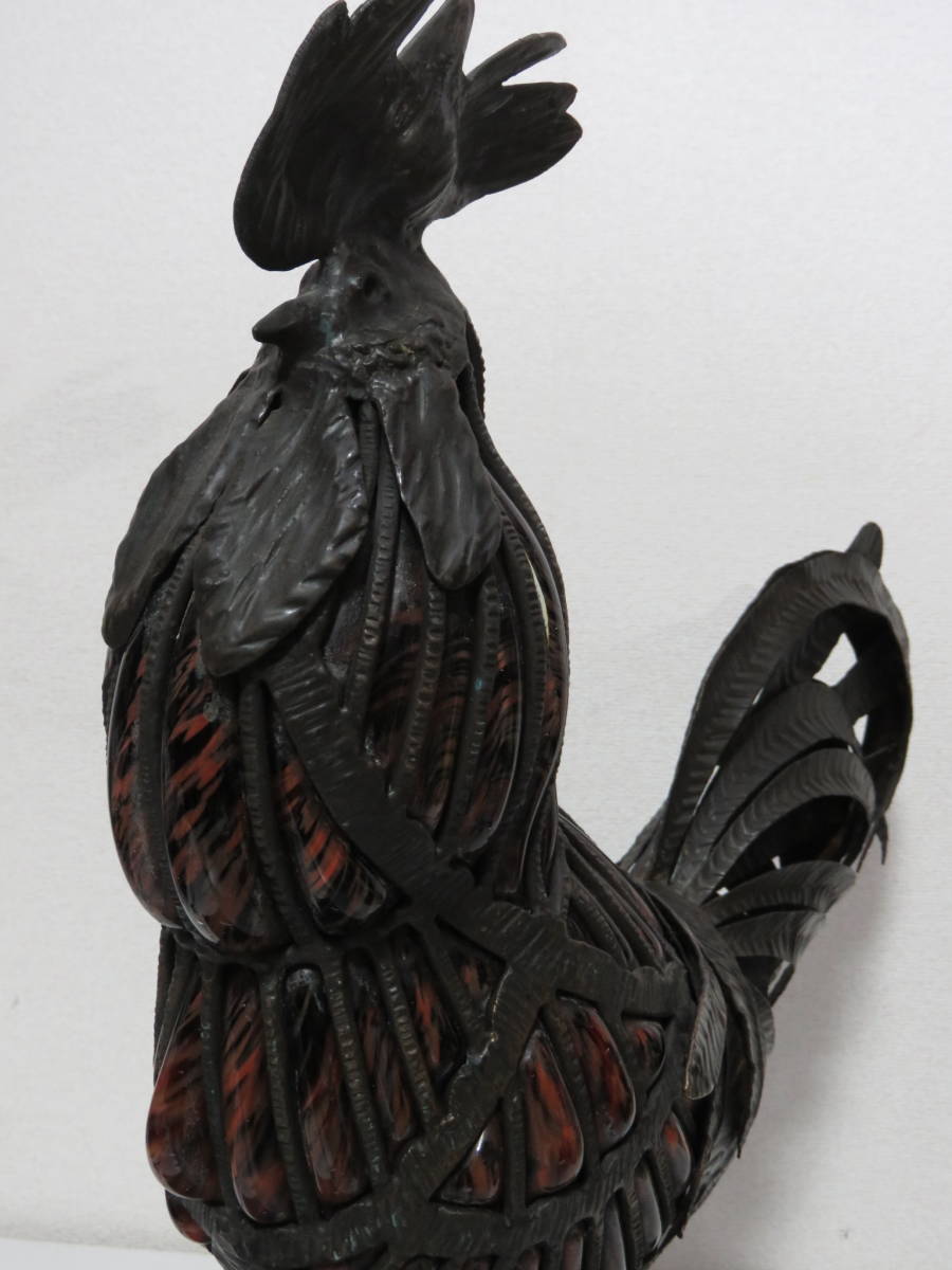  antique # copper glass chicken lighting # old copper old glass #