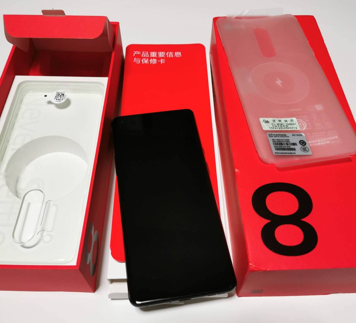 OnePlus 8 Pro 12G 256GB Dual-SIM IN2020 SIMフリー ブラック 中国版