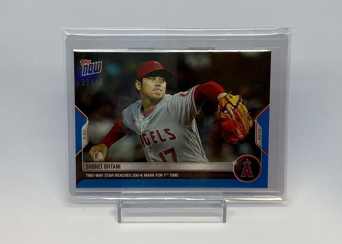 1円スタート】大谷翔平 Topps NOW Base Card Parallels 49シリアル