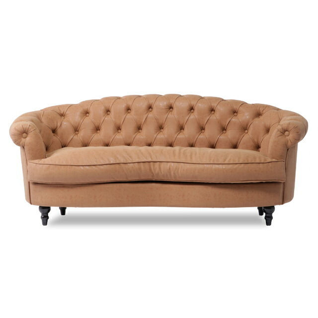  sofa sofa 3 seater . sofa three person for antique style Cesta - field Camel imitation leather stylish Mousofamo- sofa NM3P39K