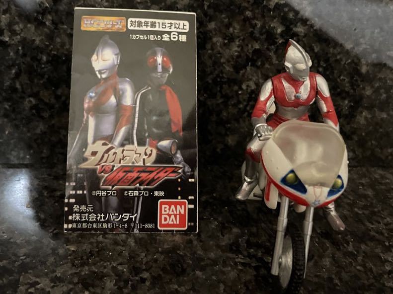 ガシャポン ウルトラマン ＶＳ 仮面ライダー ウルトラマン ＆　新サイクロン号　検索　シン仮面ライダー　フィギュアーツ ルミナス _画像3