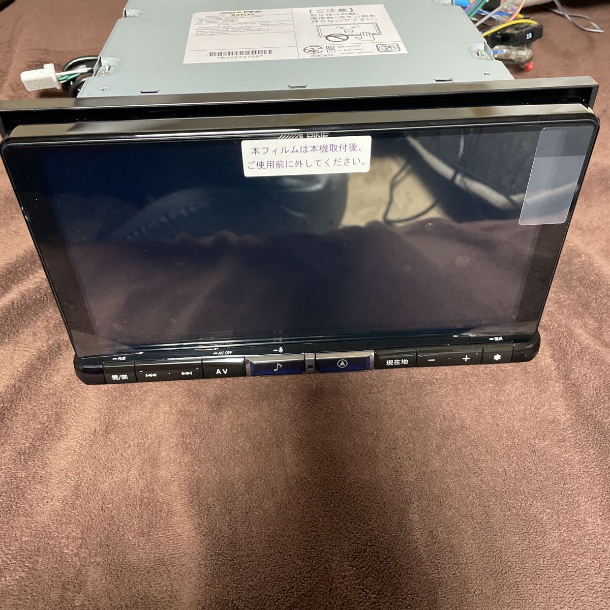 ALPINE メモリーナビ23年モデル 9インチワイド 64GB XGA LED液晶