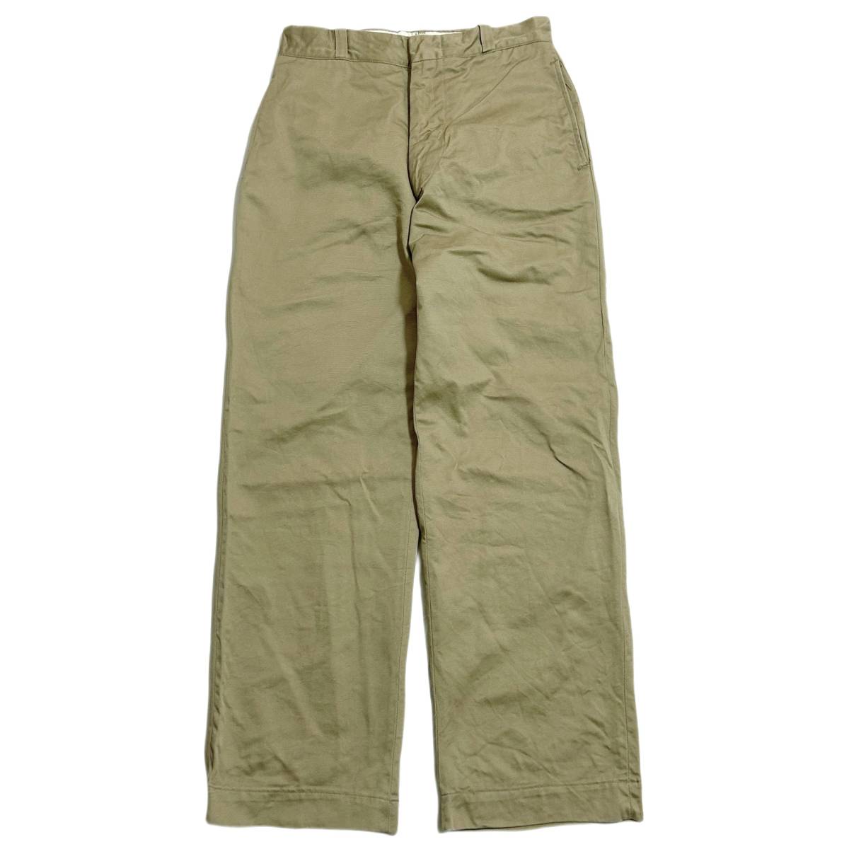 希少 美品 W29【70s ビンテージ US ARMY カーキ チノパン 1970 SCOVILL