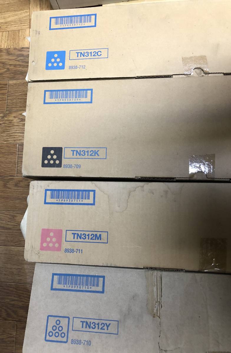 KONICA MINOLTA TN312 KCMY トナー 4色セット 純正 bizhub C352 KONICA MINOLTA TN312 KCMY トナー 4色セット 純正 bizhub C352