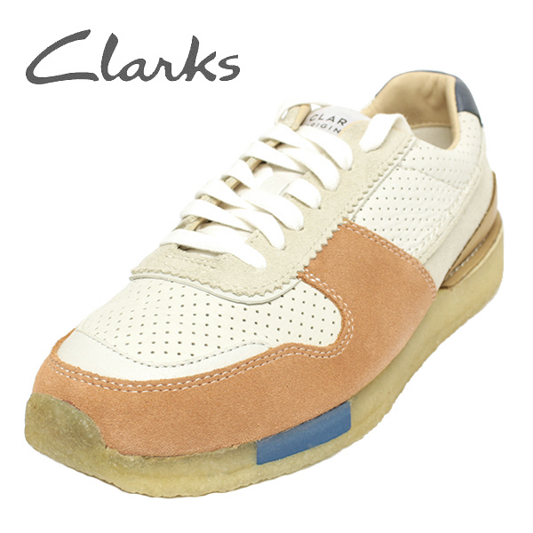 クラークス 靴 メンズ スニーカー レザー 8 1/2M(約26.5cm) CLARKS TORRUN 新品