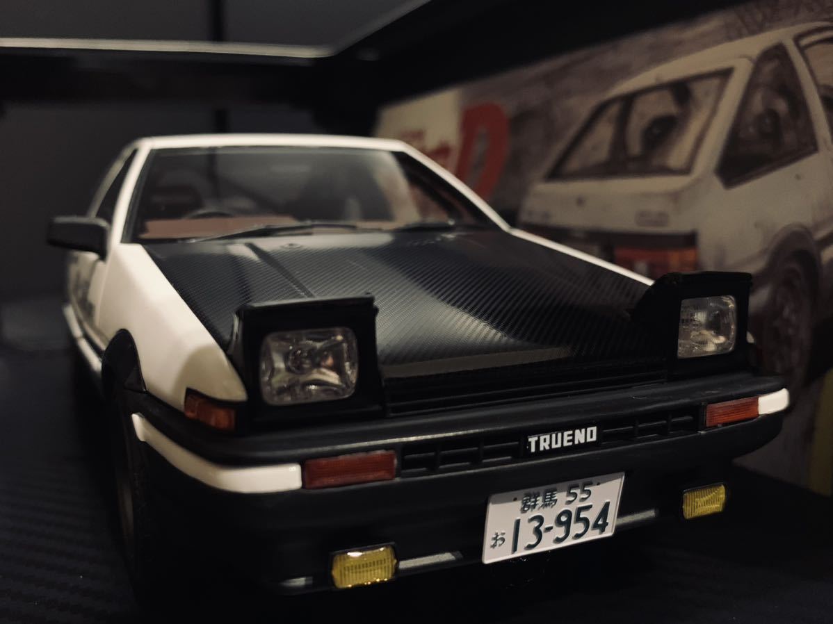 史上最も激安 1/18 INITIAL 藤原拓海 D No.14 AE86 AE86トレノ