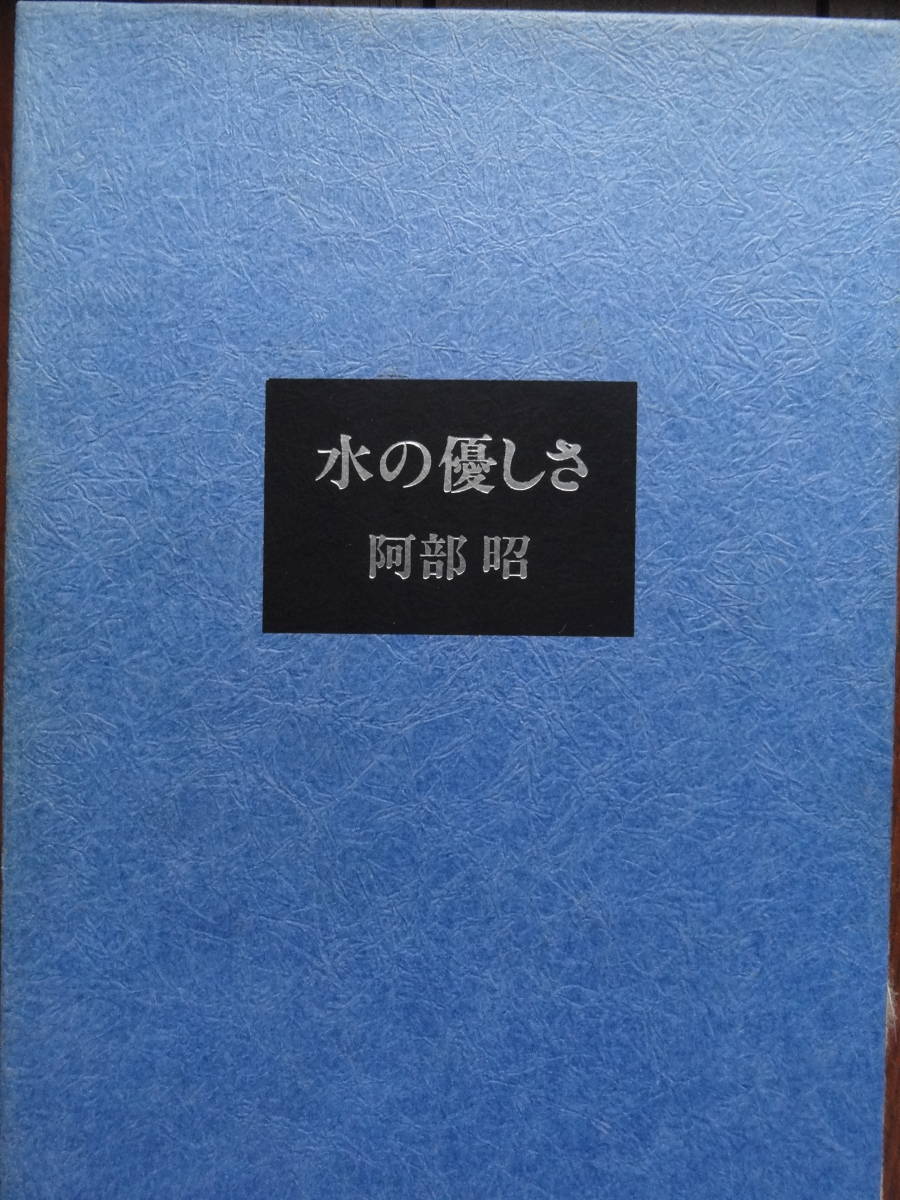 水の優しさ　 阿部昭　 昭和60年 　福武書店　初版_画像1