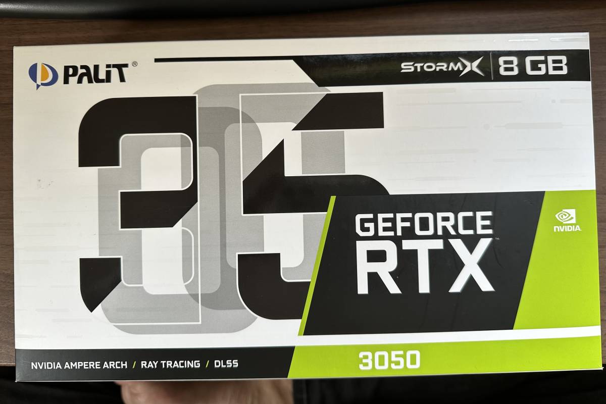予約受付中】 Palit Geforce RTX 3050 StormX 8G NE63050019P1-190AF