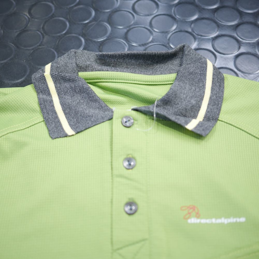 Direct Alpine・ダイレクトアルパイン・ポロシャツ・POLO1.0green・黄緑・Lサイズ_画像2