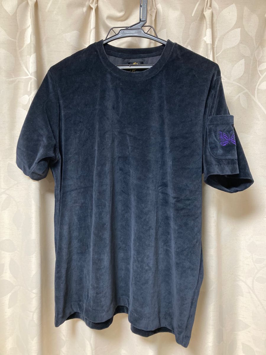 needles ベロアTシャツ 黒 ブラック 半袖|PayPayフリマ