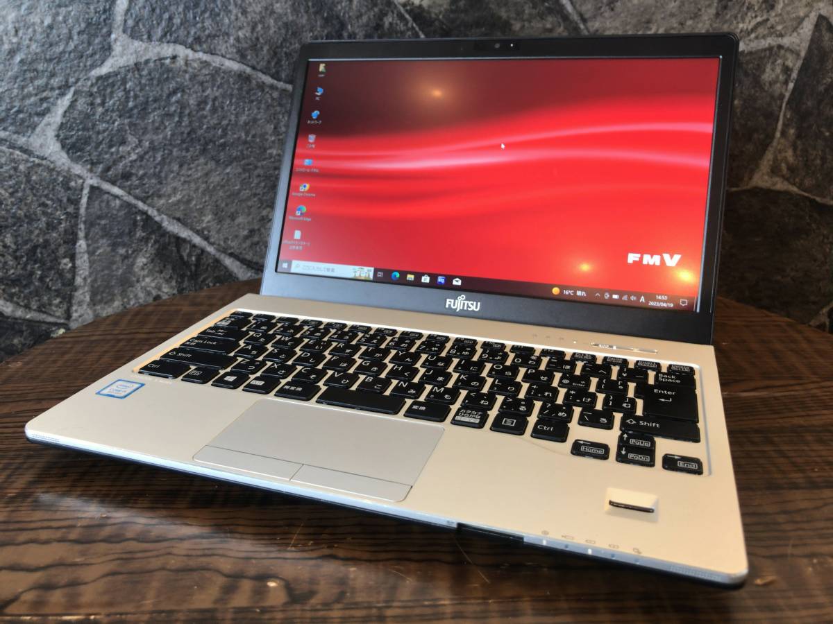 【軽量薄型】LIFEBOOK S938/S/Corei5-8350U 1.70GHz/SSD128GB/8GB/13.3パネル/FHD/Win10Pro/office2019/A254_画像1