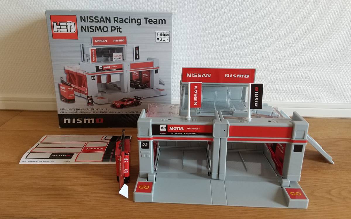 美品★ニッサン レーシングチーム ニスモ ピット NISSAN Racing Team NISMO Pit★2019限定 トミカタウン トミカ ニスモフェスティバル★_画像1