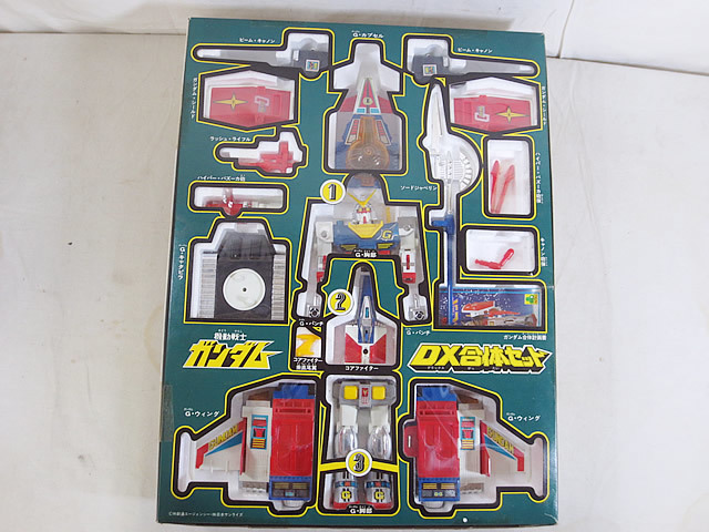 新品同様 クローバー 超合金 機動戦士ガンダム DXデラックス合体セット