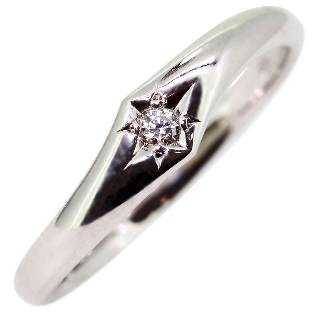 マリッジリング 結婚指輪 ダイヤモンド 10金 10k 指輪 ペア リング カップル 2個セット レディース メンズ 人気 お揃い_画像6