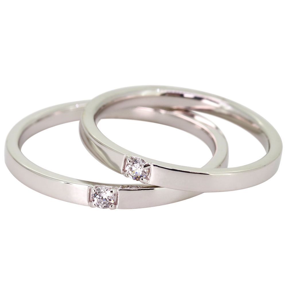 結婚指輪 プラチナ ペア マリッジリング 人気 シンプル 指輪 レディース メンズ お揃い カップル 2本セット 男性 女性 大人_画像8