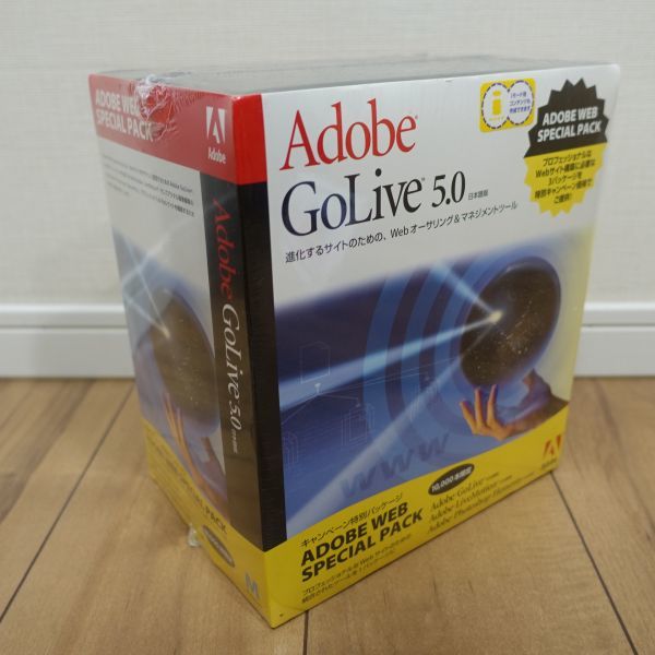 Adobe GoLive 5.0 Mac Webスペシャルパック(GoLive, Live Motion, Photoshop Elements) 未開封_画像1