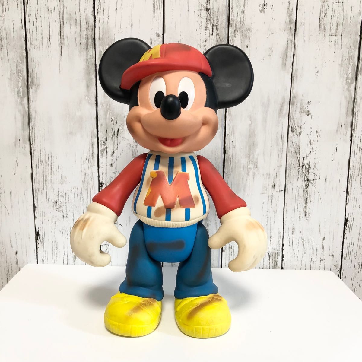 90年代 ヴィンテージ ミッキーマウス レア キャップ 野球帽 大きい 可愛い 座る 立つ ディズニー Disney