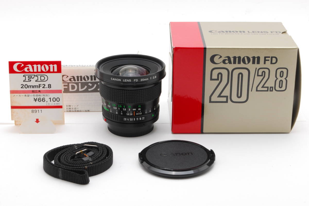 ください ヤフオク! Canon LENS NEW FD 20ｍｍ Ｆ2.8 キヤノ... - 1円