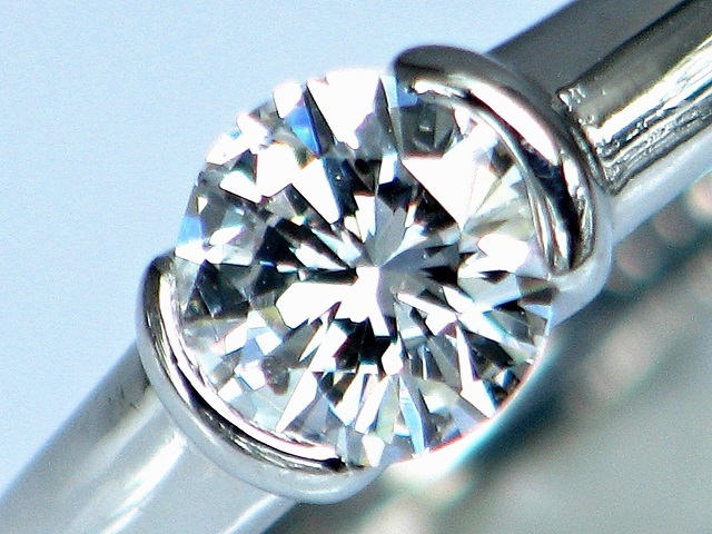 【宝石屋本舗】0.504ct　F-VS2-Good　上質天然ダイヤモンド　PT900　リング（宝石鑑定書付）_画像4