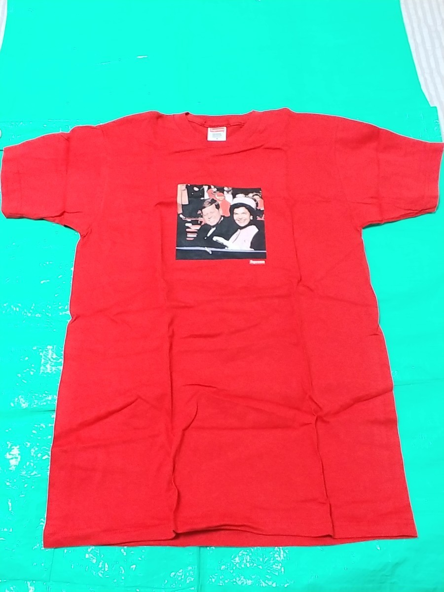 レア Supreme Kennedy Tee 赤 M シュプリーム ケネディ フォト Tシャツ_画像1