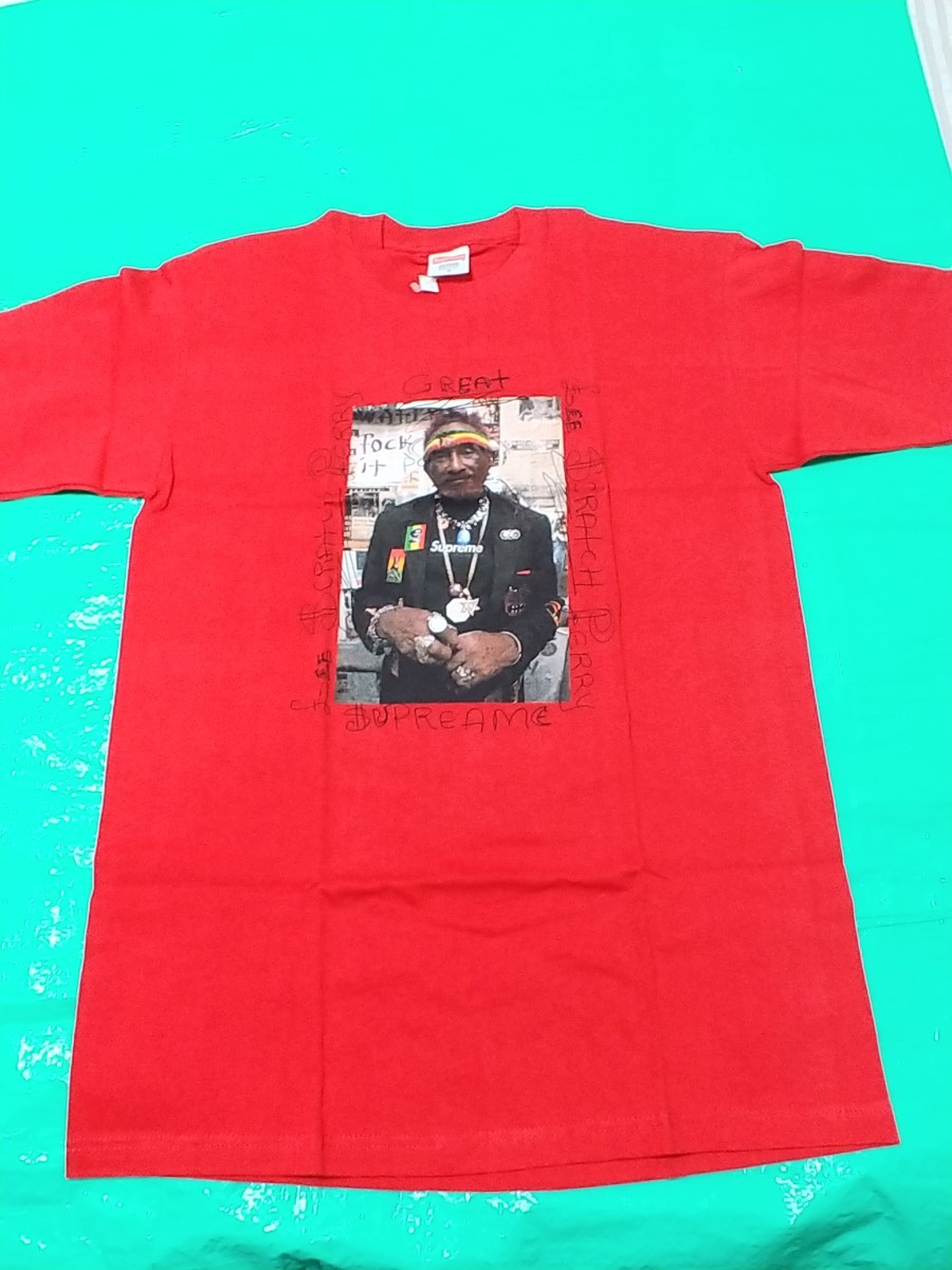 レア わりと前に発売 Supreme Lee Scratch Perry Tee Red M シュプリーム フォト Tシャツ_画像1