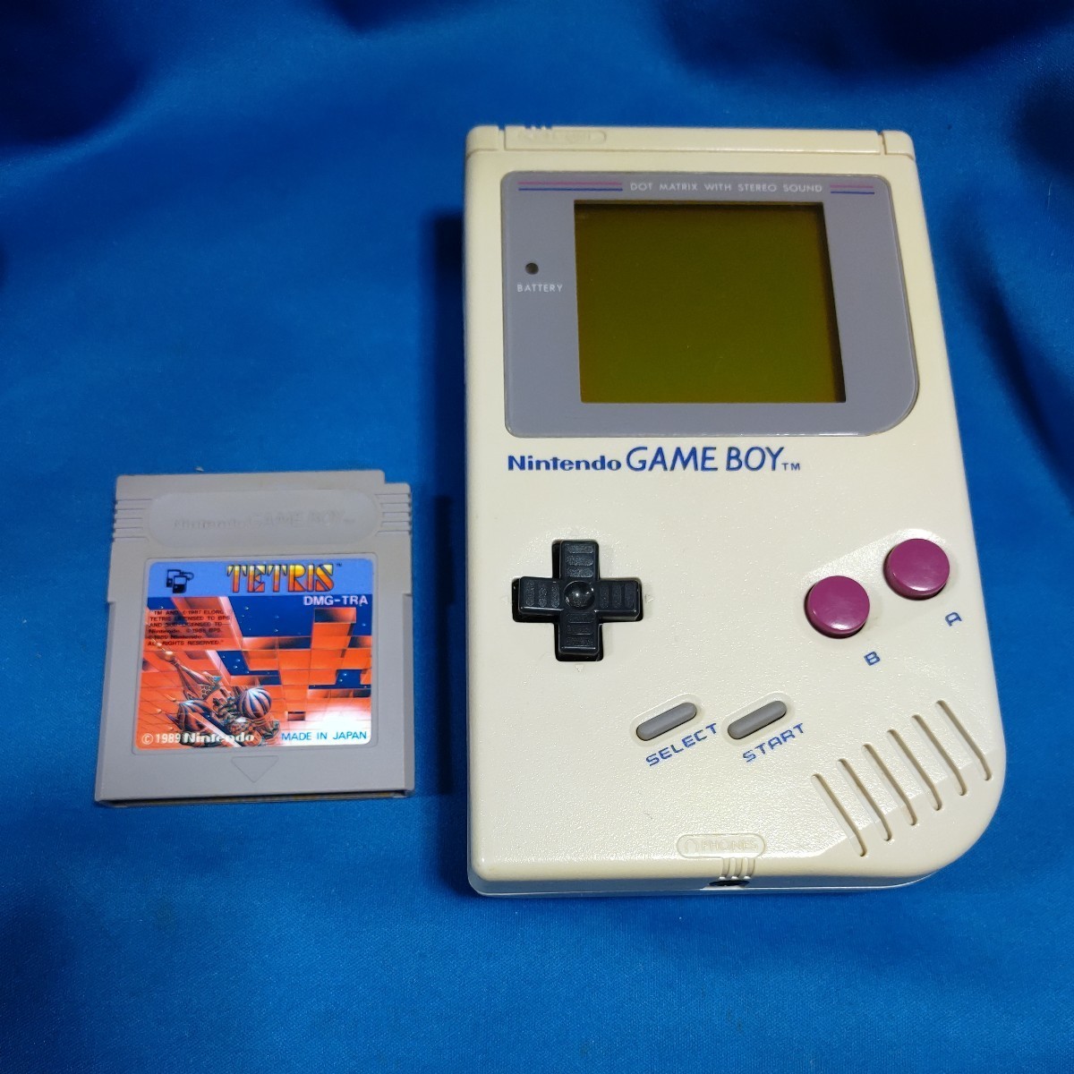 動作確認済 任天堂 Nintendo 初代ゲームボーイ DMG-01 GAME BOY おまけソフト 携帯ゲーム 本体 管理番号H-1 
