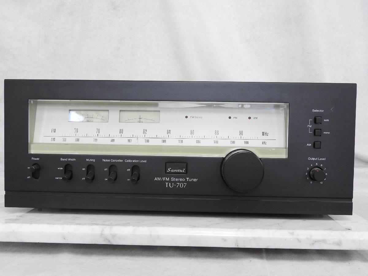 ヤフオク! - ☆ SANSUI サンスイ TU-707 FM/AMチュー...
