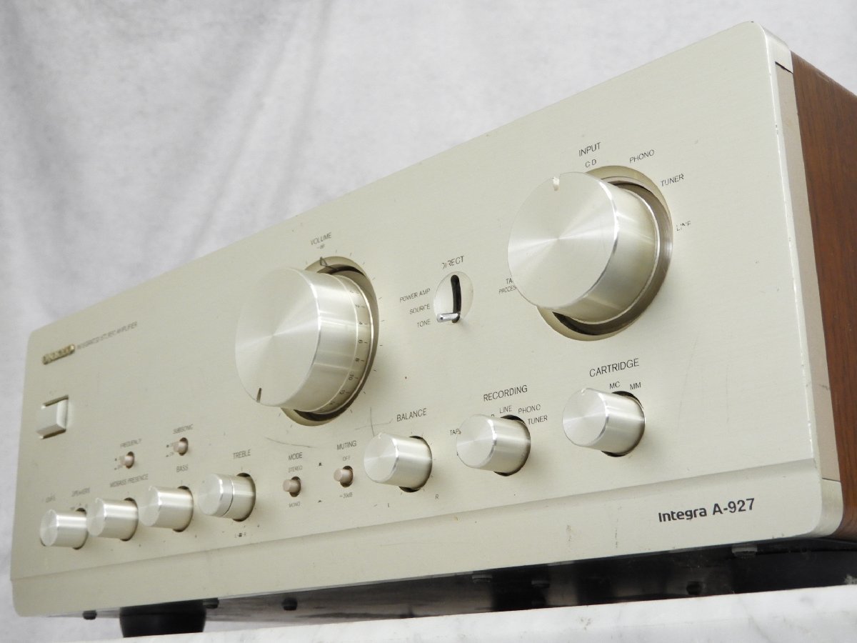 89%以上節約整備済 ONKYO オンキョー プリメイン A-927 アンプ