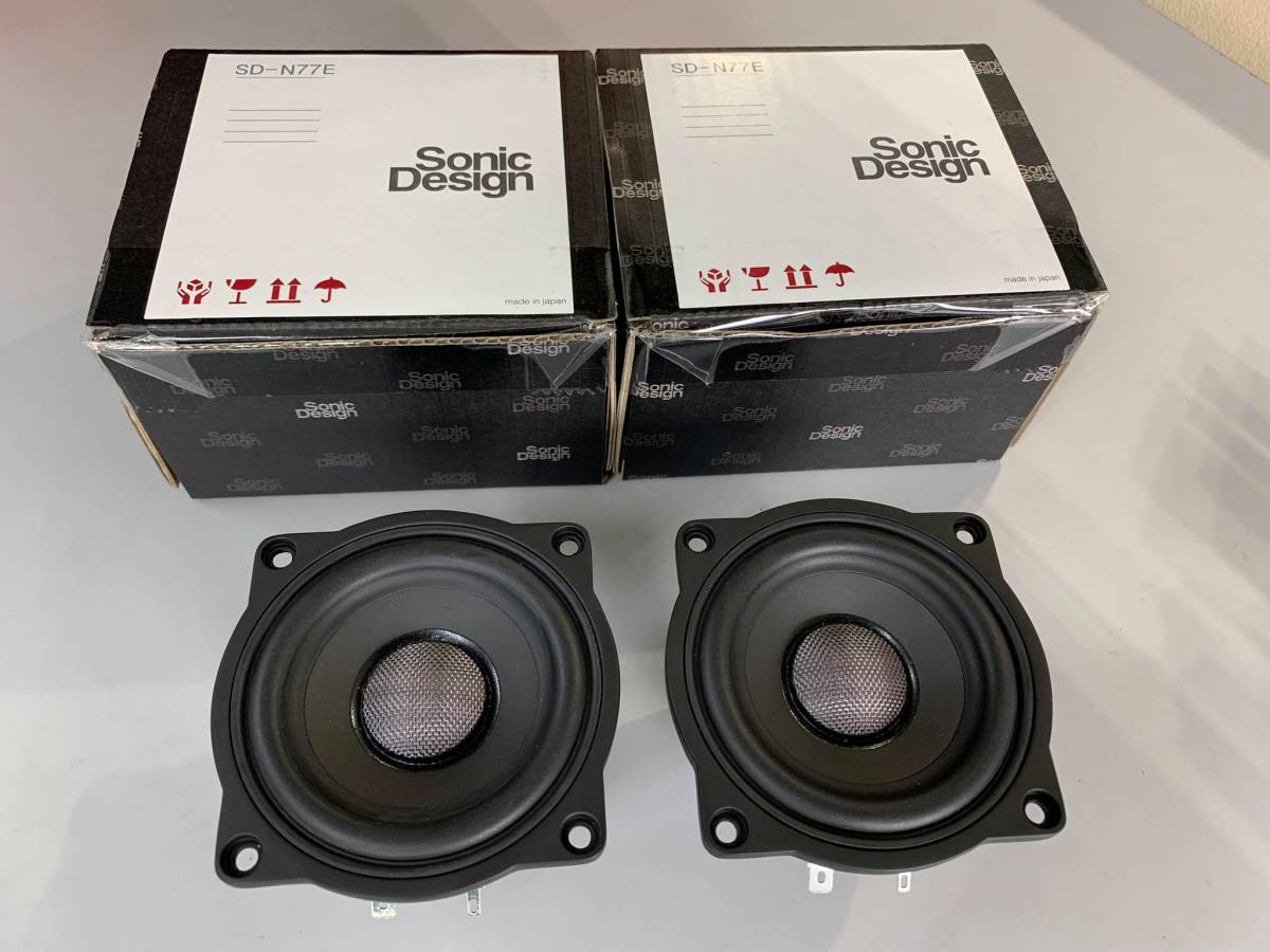 [ новый товар ]SonicDesign SD-N77E × 2 шт Casual Line Speakers E class[ Sonic дизайн стандартный модель 77mm блок динамика ]