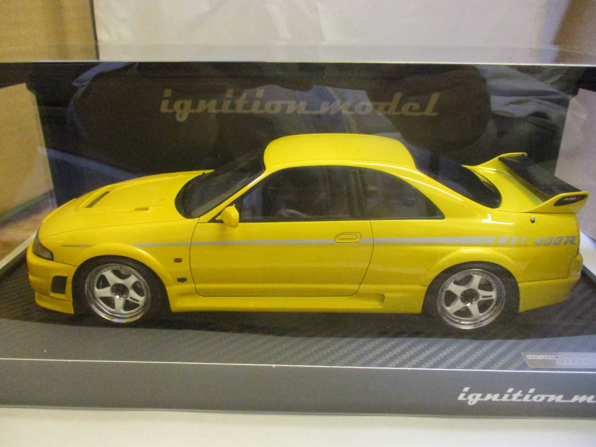 イグニッションモデル NISMO R33 GT-R 400R イエロー NISSAN SKYLINE 1