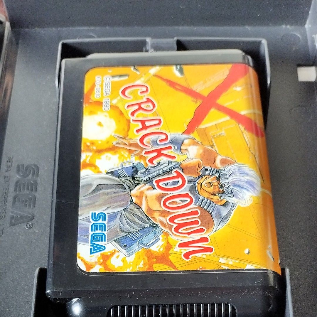 クラックダウン メガドライブ SEGA セガ 説明書 箱 レア ソフト クラックダウン メガドライブ SEGA セガ 説明書 箱 レア ソフト